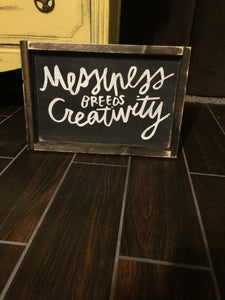 Messiness Breeds Creativity