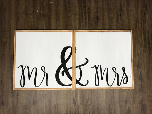 Mr & Mrs - Double Set