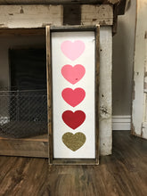 Ombre Hearts - Vertical