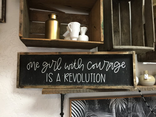 One Girl With Courage