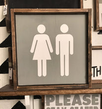 Male And Female Bathroom Sign
