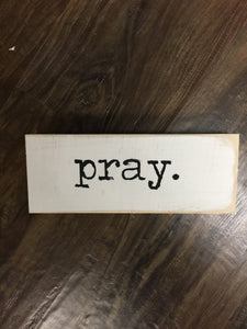 Conversation Wood Sign