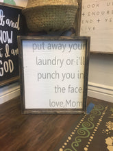 Put Away Your Laundry