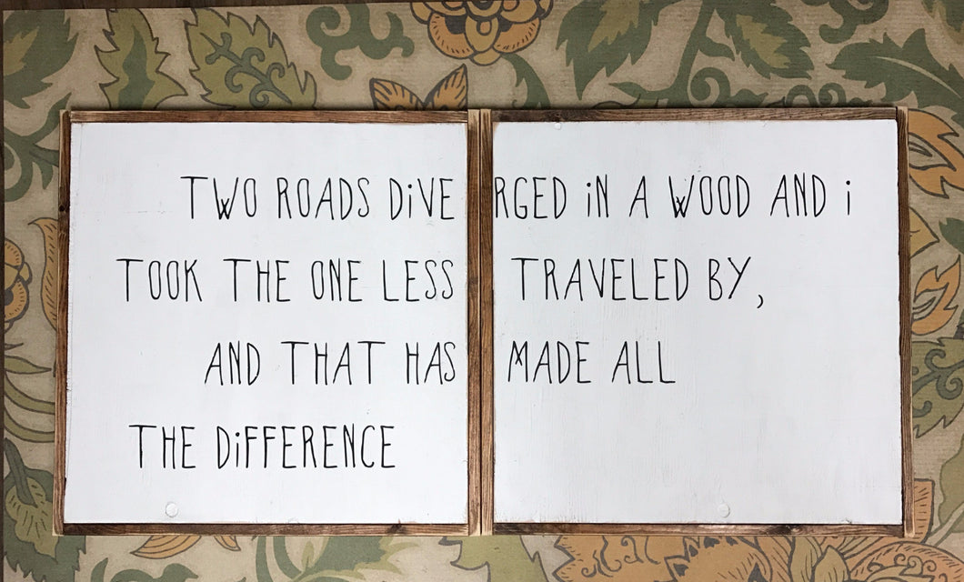 Two Roads Diverged - Double Set