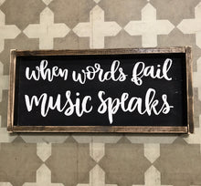 When words fail - Horizontal