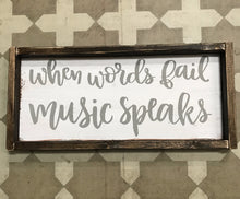 When words fail - Horizontal